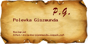 Polevka Giszmunda névjegykártya